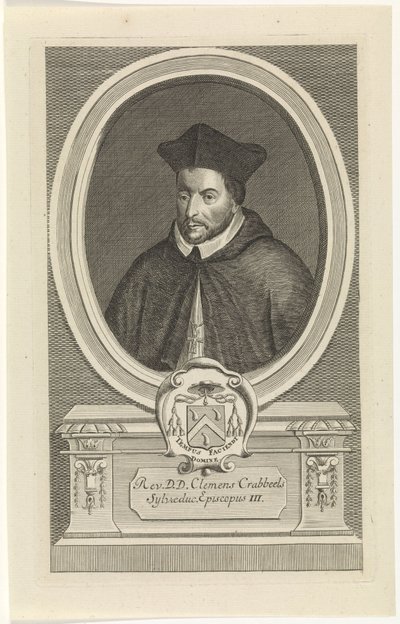 Retrato de Clemens Crabeels gravado por Jan Baptist Jongelinck de Jan Baptist Jongelinck